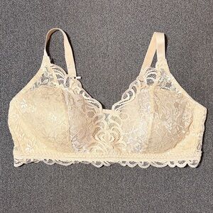 Bali Womens Bali Women's Desire All Over Lace Wirefree Bra DF6591 Size LG